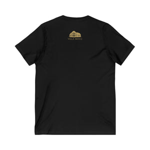 Unisex-Jersey-T-Shirt mit V-Ausschnitt